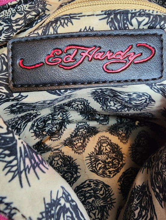Ed Hardy Lorna Hobo Crossbody Bag in fuchsia - Picture 7 of 7